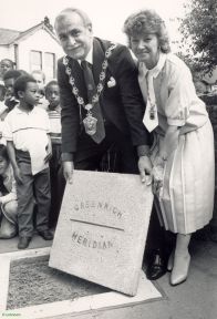 Greenwich Meridian Marker; England; LB Waltham Forest; Leyton (E10)